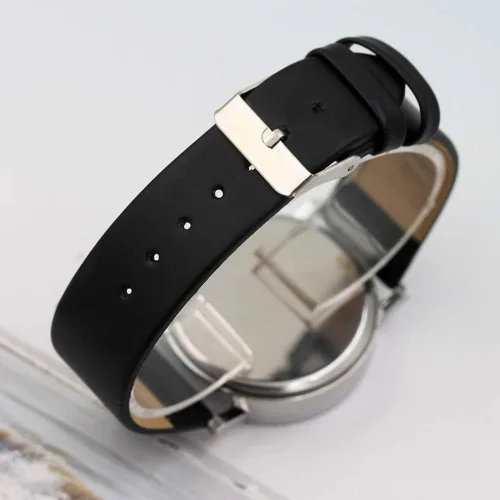 Vista 4 de COOKI - Reloj deportivo para hombre, con correa de cuero, analógico, de cuarzo, para negocios, de lujo, fecha, para hombres menores de 10 años, #04