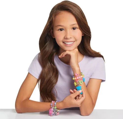 Vista 8 de Make It Real: ¡Pop! Shake! Twist! Kit de pulseras de bricolaje – Haz 7 pulseras con dijes escensoriales, 171 piezas, kit de joyería todo en 1