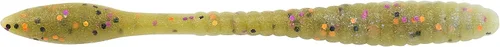 Vista 11 de Berkley Berkley PowerBait MaxScent Flat Worm Parte trasera marrón