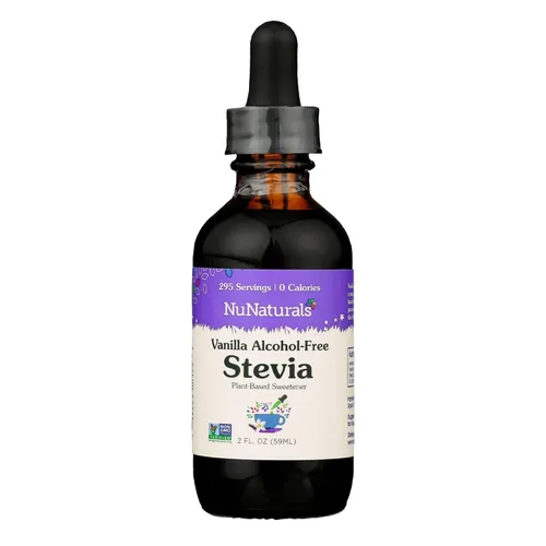 Vista 11 de Nustevia libre de alcohol stevia botella de vidrio líquido NuNaturals de 2 onzas, No Model, Paquete de 10, 1, 1