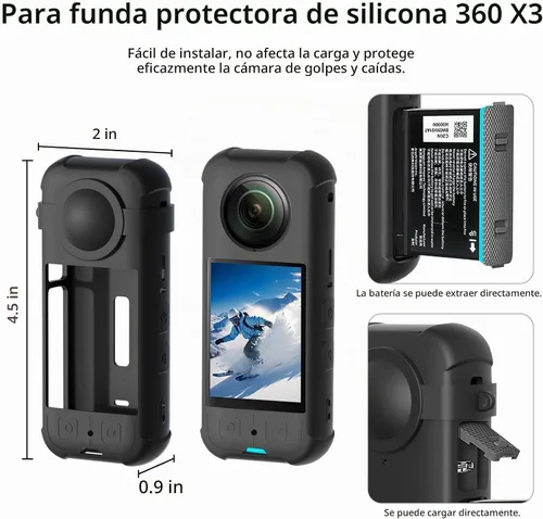 Vista 3 de JasonMighty Kit de accesorios de protección para Insta360 X3