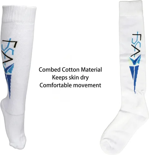 Vista 4 de Calcetines de esgrima, calcetines de esgrima absorben el sudor, transpirables, elásticos, de algodón peinado, unisex, medias de esgrima para hombres