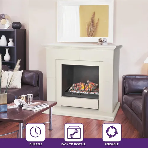 Vista 8 de Mxclimate Bandeja de cenizas para chimenea, cenicero negro ajustable con asas para el interior de la chimenea. Soporte expandible de acero