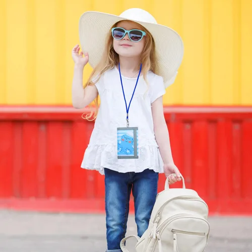 Vista 7 de Carteras infantiles para niñas y niños, cartera de lona triple para exteriores con adhesivo mágico para niños, Pulpo