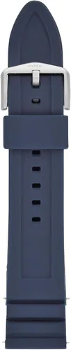 Vista 7 de Fossil Copeland - Reloj de cuarzo de acero inoxidable con correa de piel para hombre.