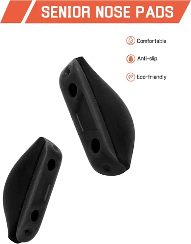 Vista 2 de Bwake Almohadillas de nariz de repuesto de tamaño estándar para gafas Oakley CrosslinkCrosslink Sweep Pitch - Negro