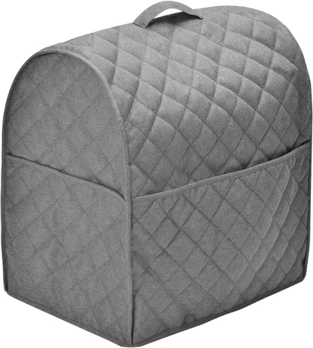 Vista 6 de Funda para batidora de pie compatible con batidora, se adapta a todos los modelos de cabezal inclinable y elevador de tazón, impermeable, fácil Negro
