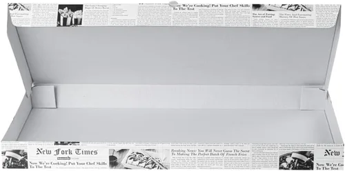 Vista 88 de Restaurantware - Cajas para pizza, 50 unidades, 14 x 7 x 1.5 pulgadas, embalaje de papel de cartón corrugado con bloqueo de pestañas, resistente a