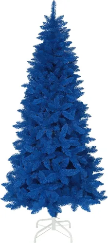 Vista 6 de MUPATER Árbol de Navidad artificial de 6 pies en forma de lápiz, con soporte de metal, luces blancas cálidas, árbol de Navidad delgado preiluminado