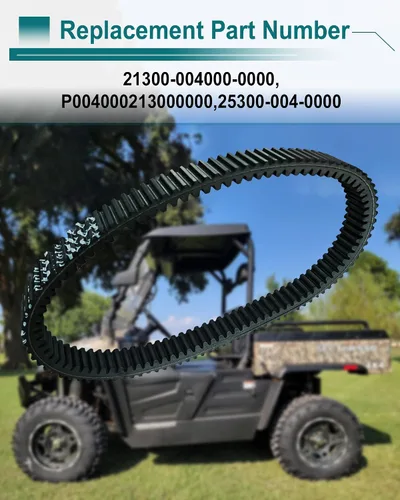 Vista 2 de QYMOTO Hisun CVT Correa de transmisión resistente compatible con Hisun Sector Vector 450,500,550,700,750,Axis500,Axis700,MSU500,Co-Leman UT500