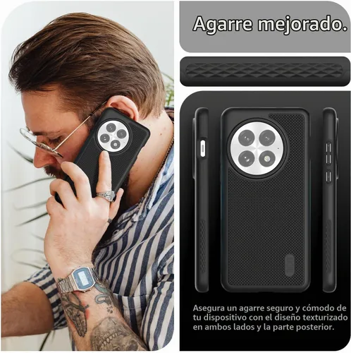 Vista 3 de TUDIA MergeGrip - Funda para OnePlus 13 5G (2025) – [prueba de caídas de grado militar] Funda de doble capa a prueba de golpes, delgada, resistente