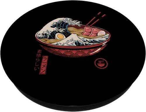 Vista 2 de The Great Ramen Wave - PopSockets Grip and Stand for Phones and Tablets