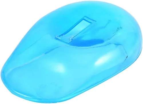 Vista 7 de 2 protectores de orejas azules para tinte para el cabello, orejeras de plástico antimanchas del tinte, protector reutilizable para las orejas