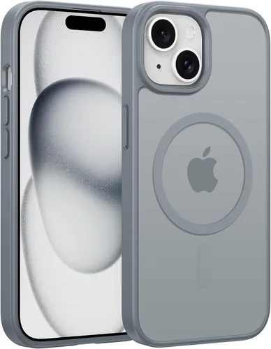 Vista 257 de FNTCASE - Funda para iPhone 16 Pro: magnética, mate, translúcida, de grado militar, protectora contra caídas, resistente, fina, duradera y a prueba