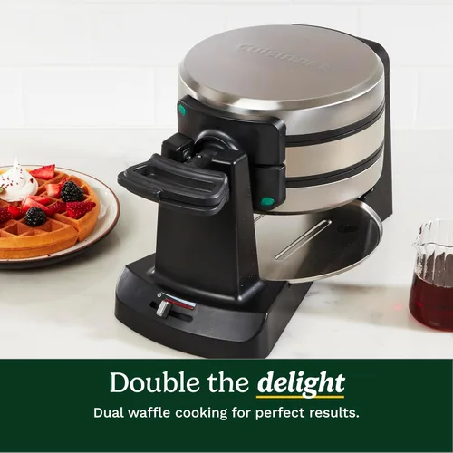 Vista 3 de Cuisinart WAF-F40NAS - Máquina de gofres belga de doble volteo