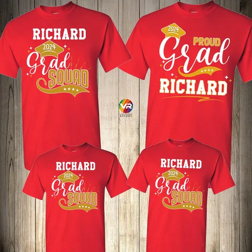 Vista 8 de Family Graduation Shirts Matching Graduate Custom Personalizesd Squad Proud Graduate Proud Family of The Graduate Prom Class of 2025 Senior Custom