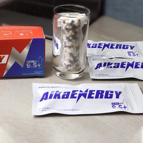 Vista 6 de AlkaEnergy - Bolsas de filtro de agua alcalinas, paquete de 3 – Eleva el pH del agua hasta 9.5, añade minerales esenciales para hidratación