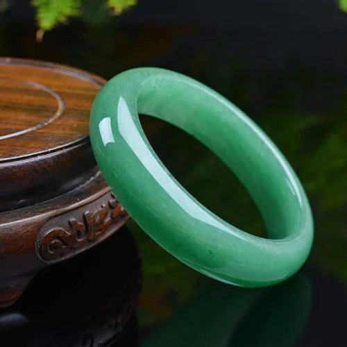 Vista 3 de B&D - Pulsera de jade verde para hombres y mujeres, empresarios de negocios, negocios, atracción de dinero, pulseras de chakras para mujer, pulsera