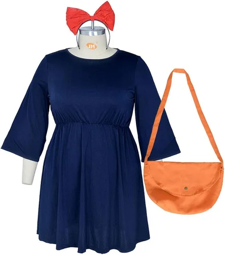 Vista 2 de miccostumes Disfraz de bruja para mujer, disfraz de Halloween, talla grande