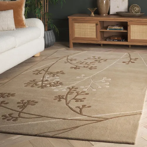 Vista 14 de SAFAVIEH Soho Collection - Alfombra redonda de 6 pies, color gris, lana hecha a mano, ideal para zonas de alto tráfico en sala de estar, dormitorio