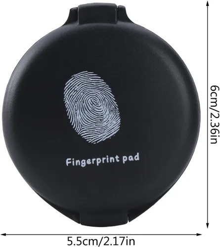 Vista 5 de Fingerprint Pad Fingerprint Pad Thumb Print Pad Quick Dry Pad Notary Supplies for Identification Security
