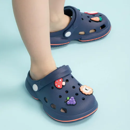 Vista 4 de KIDSUN Zuecos de jardín para niños y niñas, sandalias de agua sin cordones, ligeras, para exteriores, verano, playa, piscina