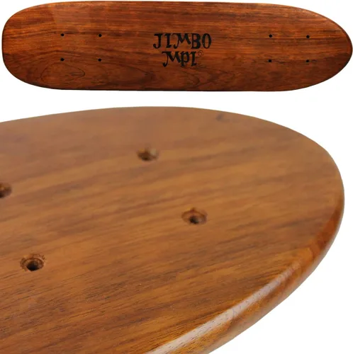 Vista 6 de TGM Skateboards Estante flotante de estilo industrial para patineta de caoba vintage con sistema de montaje de tubería - Estantería de patinaje