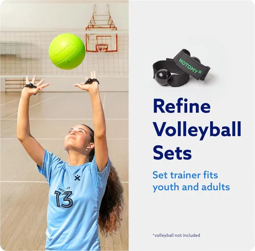 Vista 7 de Ayuda para equipo de entrenamiento de voleibol MOTOMY™ ‘VolleyPal’ – Entrenador de rebote en solitario para saque, picar, establecer y pasar; Equipo