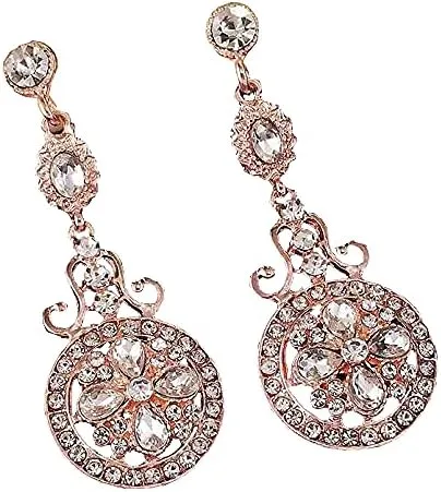 Vista 3 de Cizoe (2b) - Juego de accesorios de estilo Gatsby de la década de 1920, para mujer, diadema de estilo flapper, tocado, collar, guantes