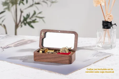 Vista 7 de BELLA GLOBE Caja de música Cant Help Falling in Love para esposa, caja de anillos, regalos de cumpleaños para ella, regalos de joyería