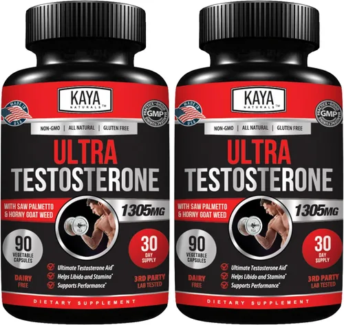 Vista 11 de Kaya Naturals Ultra testosterona - Refuerzo de testosterona para hombre con Tongkat Ali, hierba de cabra cachonda, tribulus, suplemento natural