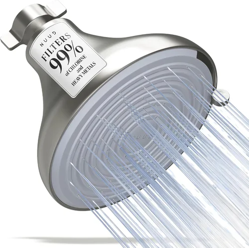 Vista 10 de NUUD Cabezal de ducha filtrado, elimina el cloro, los metales pesados y los contaminantes para un cuero cabelludo, piel y cabello más saludables