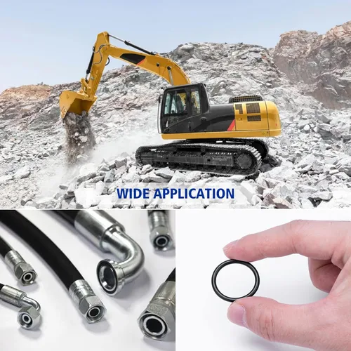 Vista 3 de BUSY-CORNER Kit de juntas tóricas de 396 piezas de nitrilo 90 Duro para accesorios de bomba de tubería hidráulica - Kit de sellado para Caterpillar