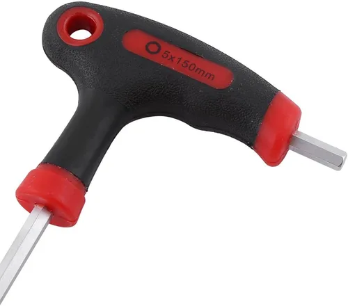 Vista 8 de Dioche Llave hexagonal, multiusos, fácil de transportar, llave hexagonal de pedal, herramienta multifuncional, llaves de llave de mango largo