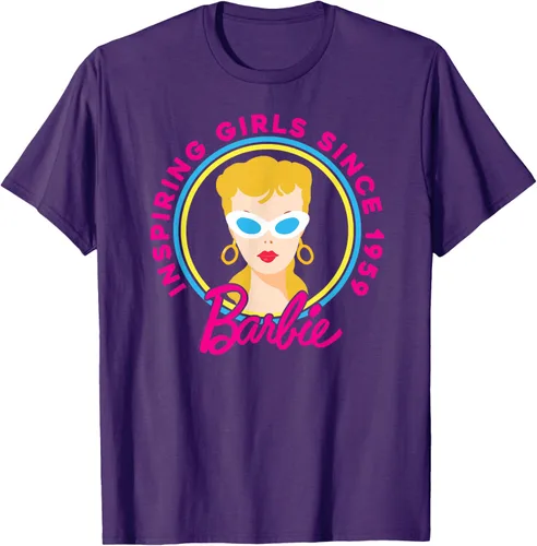 Vista 55 de Barbie - Camiseta inspiradora del 60 aniversario para niñas desde los 59 Negro