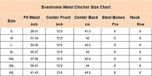 Vista 7 de Entrenador de cintura de acero para mujer con ganchos S-4XL