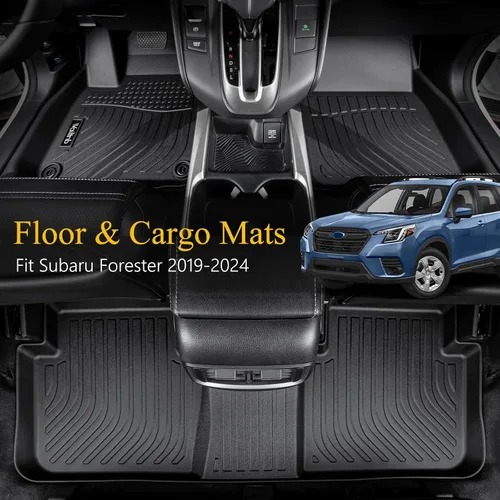 Vista 101 de Tapetes de piso para todo clima y forro de carga con respaldo para Chevrolet Suburban de 7 asientos 2021-2025 / GMC Yukon XL de 7 asientos