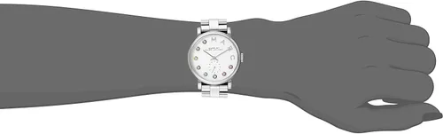 Vista 2 de Marc by Marc Jacobs MBM3420 Baker Reloj analógico de cuarzo plateado para mujer, plateado, MBM3420 - Panadero