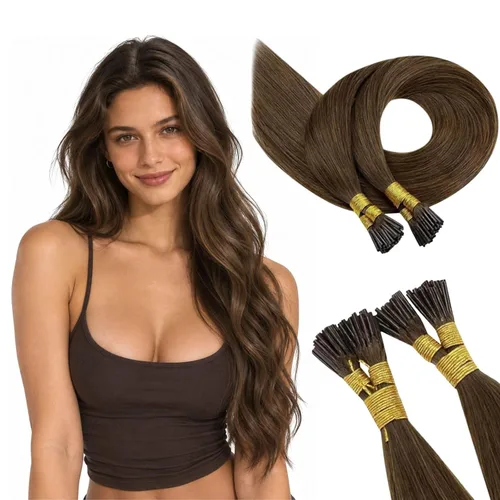 Vista 42 de RUNATURE K Tip - Extensiones de cabello humano real, ombré, pelo corto