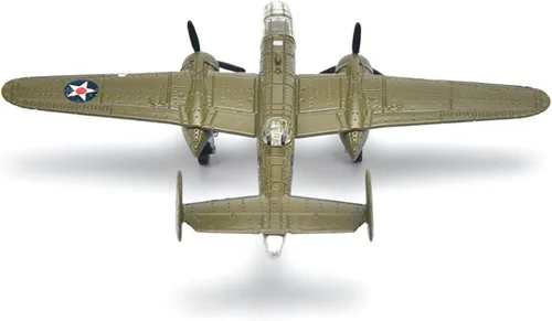 Vista 3 de DAGIJIRD Modelo de avión de aleación de simulación 1:200 Aleación WWII US B-25 Mitchell Bomber Avión