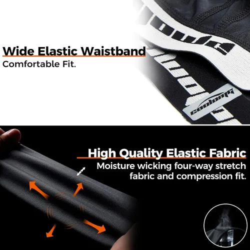 Vista 6 de COOLOMG Pantalones cortos deslizantes con bolsillo para copa para béisbol, fútbol, 7V7, MMA Lacrosse Field Hockey