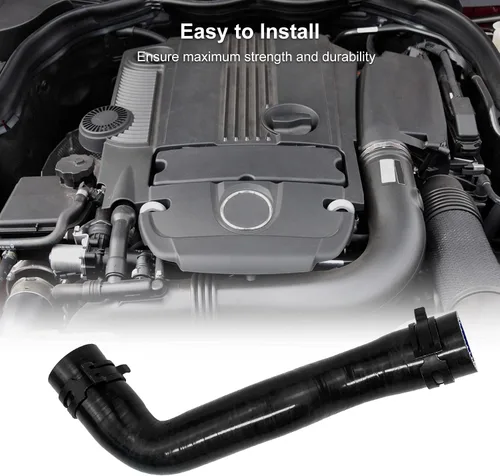 Vista 2 de Tubo turbo de entrada de aire, manguera de tubo de admisión turbochagrer para Mercedes-Benz W172 SLK200 SLK250, W204 C180 C200 C250, W212 E200 E250