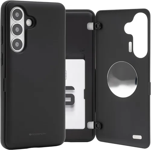Vista 136 de GOOSPERY Funda tipo cartera para Samsung Galaxy S22 Ultra, [tarjetero] parachoques magnético de puerta con cierre automático, cubierta protectora