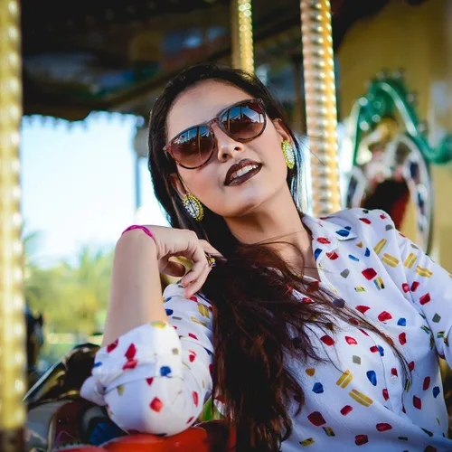 Vista 5 de WOWSUN Gafas de sol polarizadas para mujer lentes de espejo redondas retro vintage
