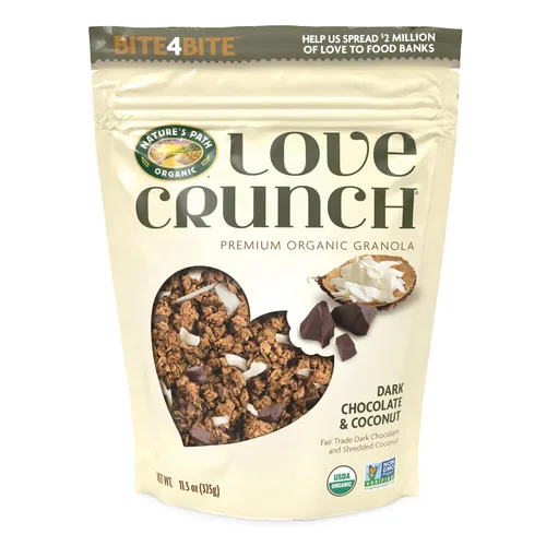 Vista 7 de Love Crunch - Nature's Path - Granola orgánica, chocolate oscuro