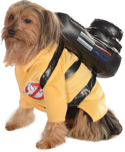 Vista 2 de Disfraz para mascota de la colección de películas de Cazafantasmas, de Rubies Costume, S, Anaranjado