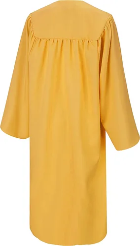 Vista 2 de SAMDEEMI Juego de bata de graduación mate unisex para adultos, con borlas, para escuela secundaria y licenciatura, 10