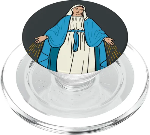 Vista 8 de Nuestra Señora de la Gracia - Virgen de la Medalla Milagrosa PopSockets PopGrip: Agarre intercambiable para teléfonos y tabletas
