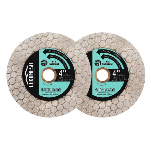 Vista 8 de Disco de corte de diamante de 4 pulgadas/105MM - Hoja de sierra para azulejos, rueda de corte, discos de diamante de doble cara para cortar y moler