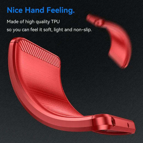 Vista 4 de Osophter Para Samsung Galaxy A05S Caso: con 2 unids protector de pantalla de absorción de choques flexible TPU cubierta protectora de goma